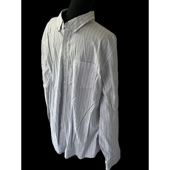 Lee Long Sleeve Button Down Shirt‎ Mens Size Large Silver/Blue/White - Picture 4 of 6